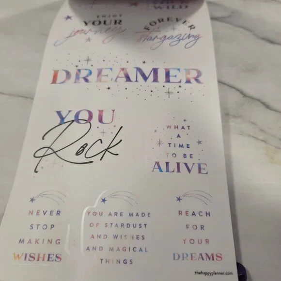 The Happy Planner From The Vault Stargazer 583-Piece Sticker Book New - Picture 6 of 16